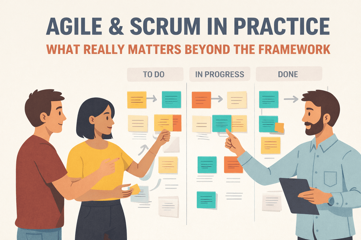 Cover image for Agile & Scrum in Practice: What Really Matters Beyond the Framework